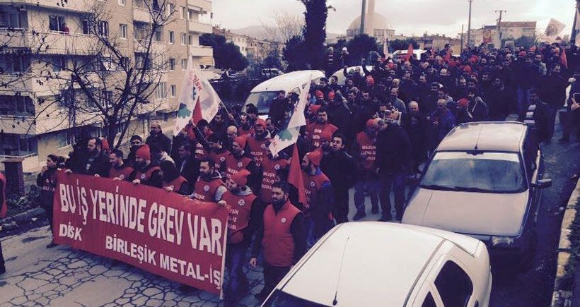METAL GREVİ BÜYÜK BİR COŞKUYLA BAŞLADI